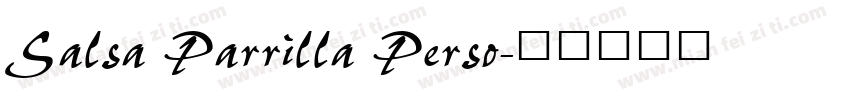 Salsa Parrilla Perso字体转换